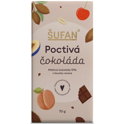 Šufan Poctivá čokoláda 70 g – Zbozi.Blesk.cz