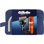 Gillette Cestovní sada ProGlide holicí strojek + Fusion gel na holení 200 ml + stojan – Sleviste.cz