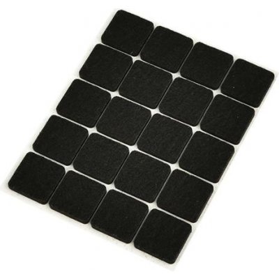 GEKO Samolepící plstěné podložky pod nábytek 20ks, čtvercové 20x20mm G29811 – Hledejceny.cz