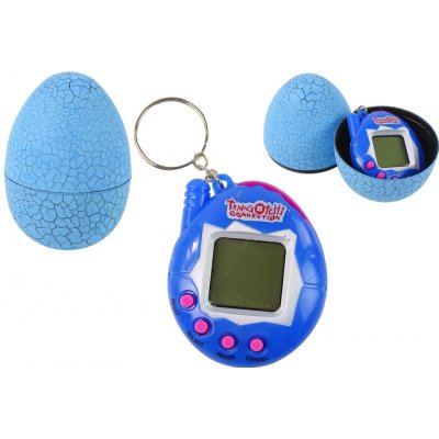 Elektronická hra Tamagotchi Pet ve vajíčku modrá