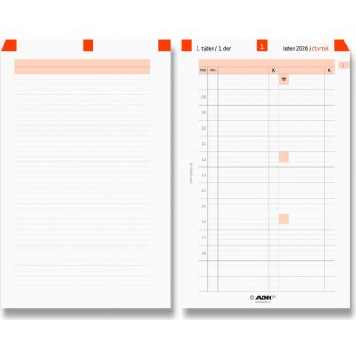 ADK A5 Denní 2026 – Zboží Živě