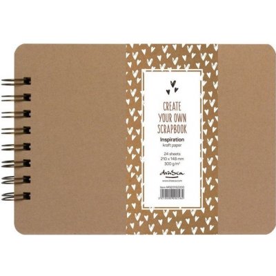 D.A. Album kroužkové Scrapbook Inspiration kraft (300g/m2, 24 listů) A5 – Sleviste.cz