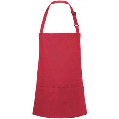 Karlowsky Krátká gastro zástěra KY123 Raspberry 75x60cm – Hledejceny.cz