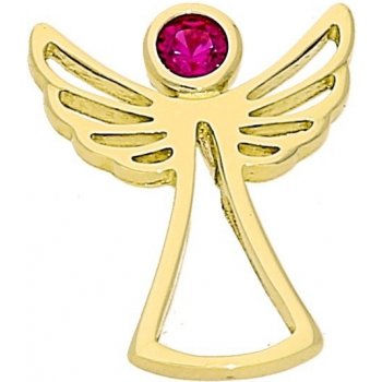 Goldstore Zlatý přívěsek anděl s rubínem 1.19.PR204561
