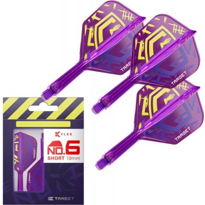 Target K-Flex Luke Littler World Champion, No6 letky a krátké násadky – Zboží Dáma