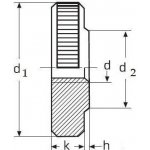 matice M3 ZINEK /4/ rýhovaná DIN 467 – Zboží Mobilmania