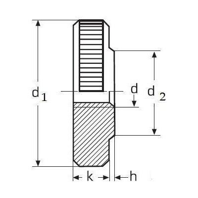 matice M3 ZINEK /4/ rýhovaná DIN 467 – Zboží Mobilmania
