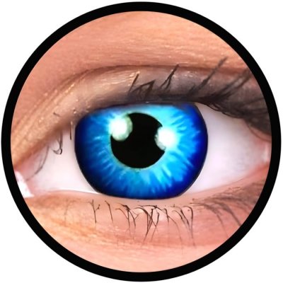 MaxVue Crazy čočky Space Blue 2 roční čočky barevné – Hledejceny.cz