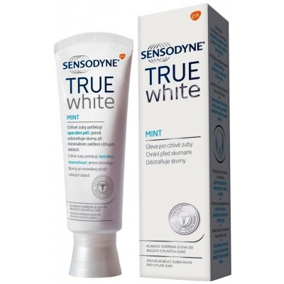 Sensodyne True White Mint zubní pasta 75 ml – Zbozi.Blesk.cz