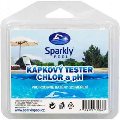 Sparkly Pool kapkový tester Cl/pH 120 ks – Zboží Mobilmania