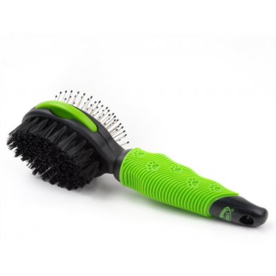 JK ANIMALS Oválný kartáč 3v1 oboustranný s hřebenem 20 x 6 cm – Hledejceny.cz