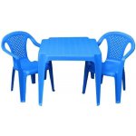 Ipae sada modrá 2 židličky a stoleček