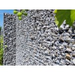 DOMYS GABIONOVÁ STĚNA 10x5 cm - rozm. 200x200x20 cm – Sleviste.cz