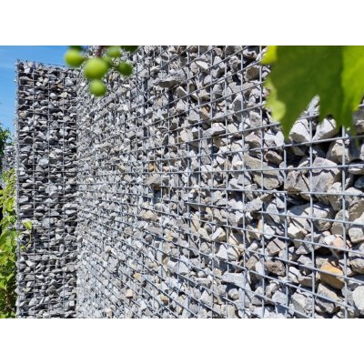 DOMYS GABIONOVÁ STĚNA 10x5 cm - rozm. 200x200x20 cm – Sleviste.cz