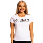 GymBeam Dámské tričko Fitness White – Sleviste.cz