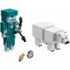 Figurka Mattel Minecraft Figure 2pack Star vs. Polar Bear