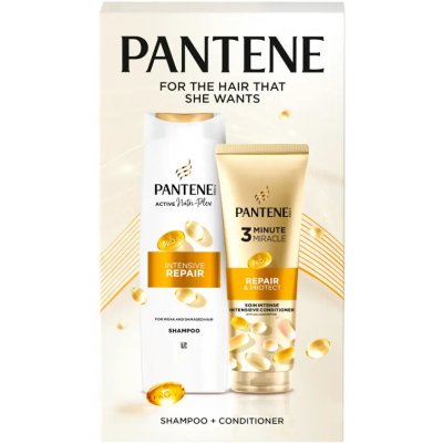 PANTENE Sada produktů Pantene Intensive Repair: šampon 400 ml + kondicionér 220 ml – Zboží Dáma