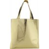 Nákupní taška a košík Zlatá laminovaná nákupní taška