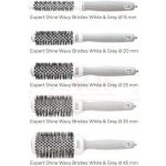 Olivia Garden Expert Blowout Shine White & Grey ⌀ 45 mm – Zbozi.Blesk.cz