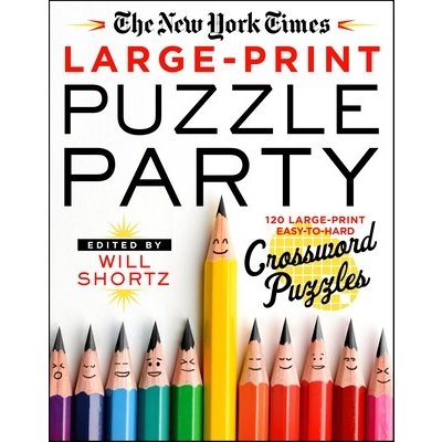 The New York Times Large-Print Puzzle Party: 120 Large-Print Easy to Hard Crossword Puzzles New York TimesPaperback – Zboží Mobilmania