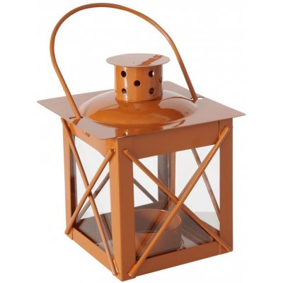 Boltze Home Collections Oranžová lucerna Farol na čajovou svíčku – Sleviste.cz