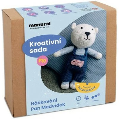 Manumi kreativní sada na háčkování pan Méďa – Hledejceny.cz
