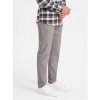 Pánské klasické kalhoty Ombre kalhoty z materiálu OM-PACP-0151 Béžová Fitting Fit