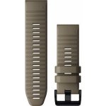 Garmin QuickFit 26mm pro Fenix5X/6X, silikonový, béžový, černá přezka 010-12864-02 – Zboží Mobilmania