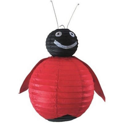 Lampion beruška 22 x 28 cm – Zboží Dáma