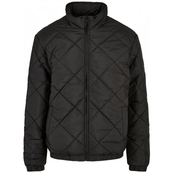 Pánská bunda Urban Classics Diamond Quilted Short Jacket black