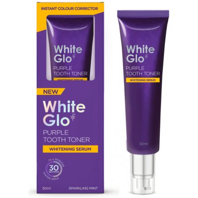 White Glo Purple Tooth Toner Whitening Serum 50 ml – Zboží Dáma
