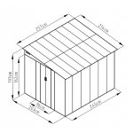 Lanit Plast Wandhaus 78 antracit LG4025 – Zboží Dáma