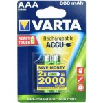 Varta Power AAA 800 mAh 2ks 56703101402 – Zboží Živě