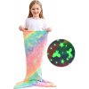 Netscroll Přikrývka ve tvaru ocasu mořské panny pro děti MermaidBlanket