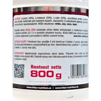 HiTec Nutrition BCAA 2000 400 tablet