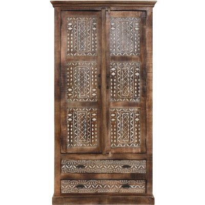 Støraa Maneesh 100 x 190 x 45 cm hnědá – Sleviste.cz