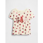 GAP Baby tričko s logem Bílá – Zboží Mobilmania