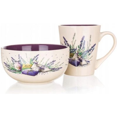 Banquet Hrnek levandule keramika 360 ml – Hledejceny.cz