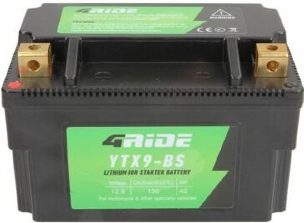 Battery YTX9-BS 4RIDE 12V 8Ah