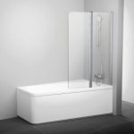 Ravak CVS2-100 pro koncept 10° R, pravá, rám bílý, výplň transparentní - 7QRA0103Z1 – Hledejceny.cz