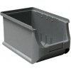 Úložný box Allit Plastový box PP 12,5 x 15 x 23,5 cm šedý
