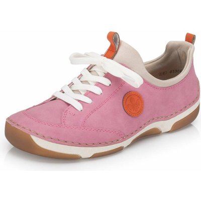 Reiker Dámské polobotky 55950 31 růžová S6 – Sleviste.cz