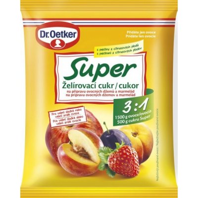 Dr.Oetker Cukr želírovací Super 3:1 500 g – Zbozi.Blesk.cz