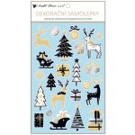 Anděl Přerov Samolepka plastická 14 x 25 cm se zlatou a stříbrnou – Hledejceny.cz