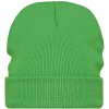 Čepice L-Merch Unisex pletená čepice C700 Lime Green