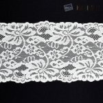 Elastická krajka bílá, 150 mm – Hledejceny.cz