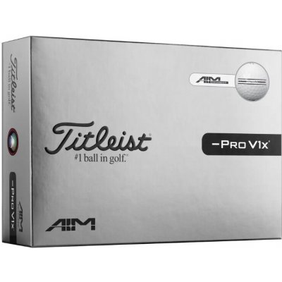 Titleist PRO V1x Left Dash Enhanced Alignment bílé 3 ks – Hledejceny.cz