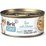 Brit Care Cat CANS Sterilized Tuna Paté with Shrimps 70 g – Hledejceny.cz