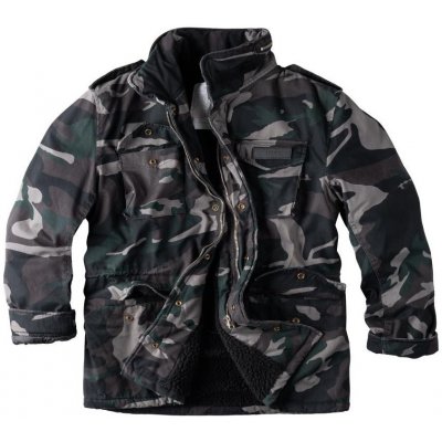 Bunda Paratrooper Vintage black camo