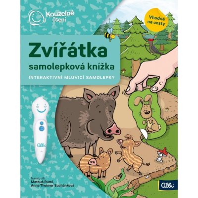 ALBI Samolepková knížka Zvířátka – Zbozi.Blesk.cz